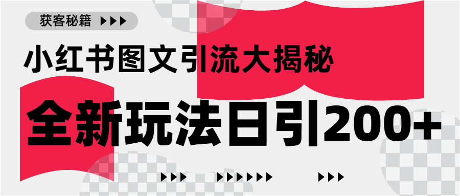 小红书图文引流，只需一张图片即可撬动百万流量，日引200+创业粉-青创网